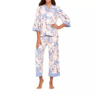 NWT FN by Flora Nikrooz Size L Floral Pajama Set, Lilac item # 1368337